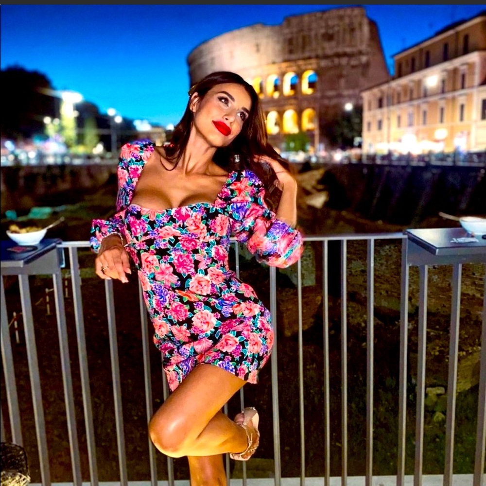 Zara Blogger Fave REPOSH Floral Balloon Sleeve Dress 😍BNWT😍